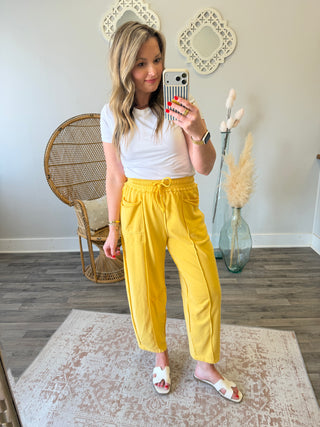 Marigold Barrel Pants