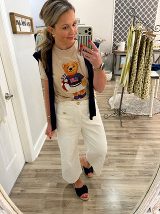 Teddy Americana Graphic Tee