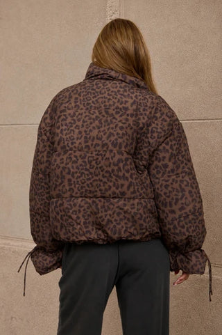 Lola Leopard Puffer Jacket