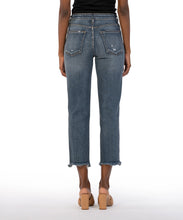 Rachael High Rise Fab Ab Mom Jean- Med Wash