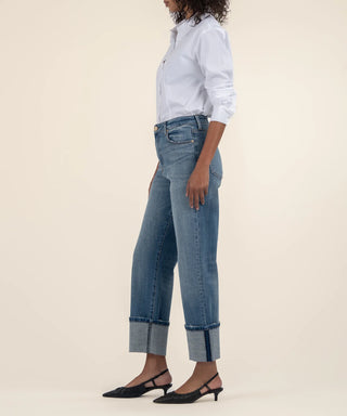 Sienna High Rise Wide Leg Cuff