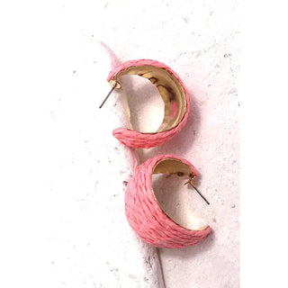 Raffia Straw Hoop