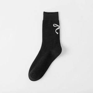 Bow Back Socks