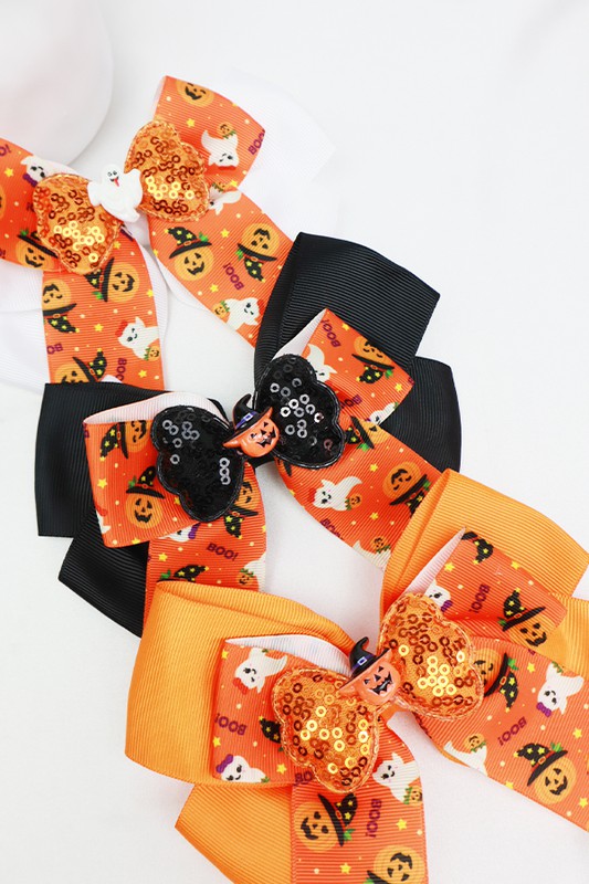 Halloween Hair Bows