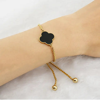 Quatrefoil Adjustable Bracelet