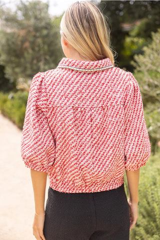 Blair Tweed Top