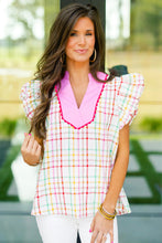 Ric Rac Plaid Blouse