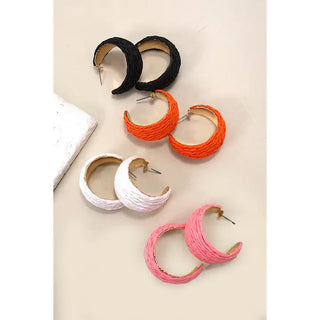 Raffia Straw Hoop