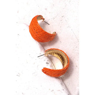 Raffia Straw Hoop