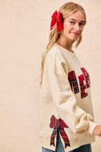 Merry Side Bow Sweatshirt