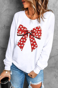 Heart Bow Sweatshirt