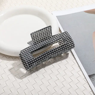Gingham Hair Clip