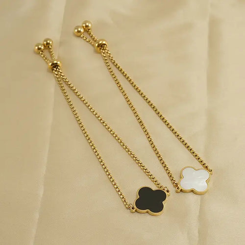 Quatrefoil Adjustable Bracelet
