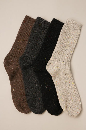 Speckled Crew Socks