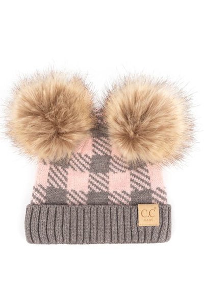 Buffalo Check CC Beanie- Baby & Kids