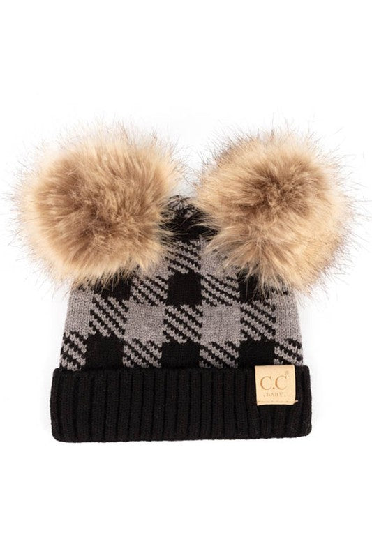Buffalo Check CC Beanie- Baby & Kids