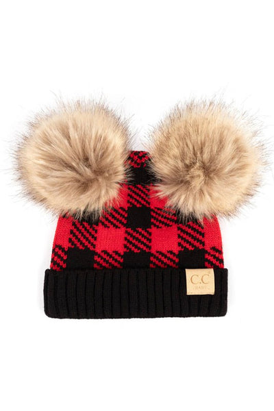 Buffalo Check CC Beanie- Baby & Kids