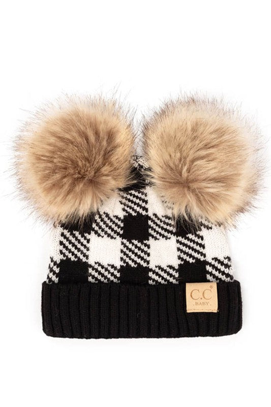 Buffalo Check CC Beanie- Baby & Kids