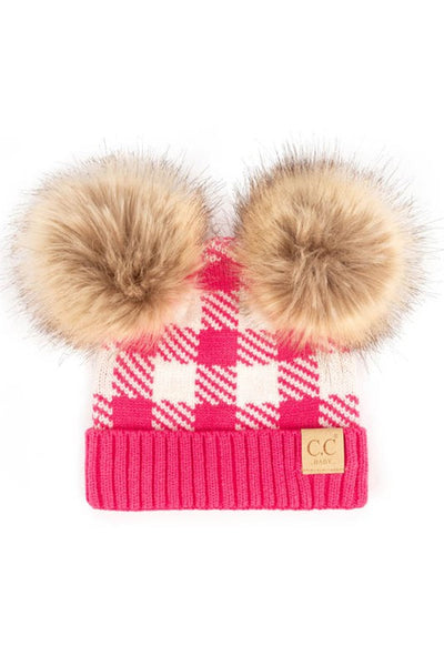 Buffalo Check CC Beanie- Baby & Kids