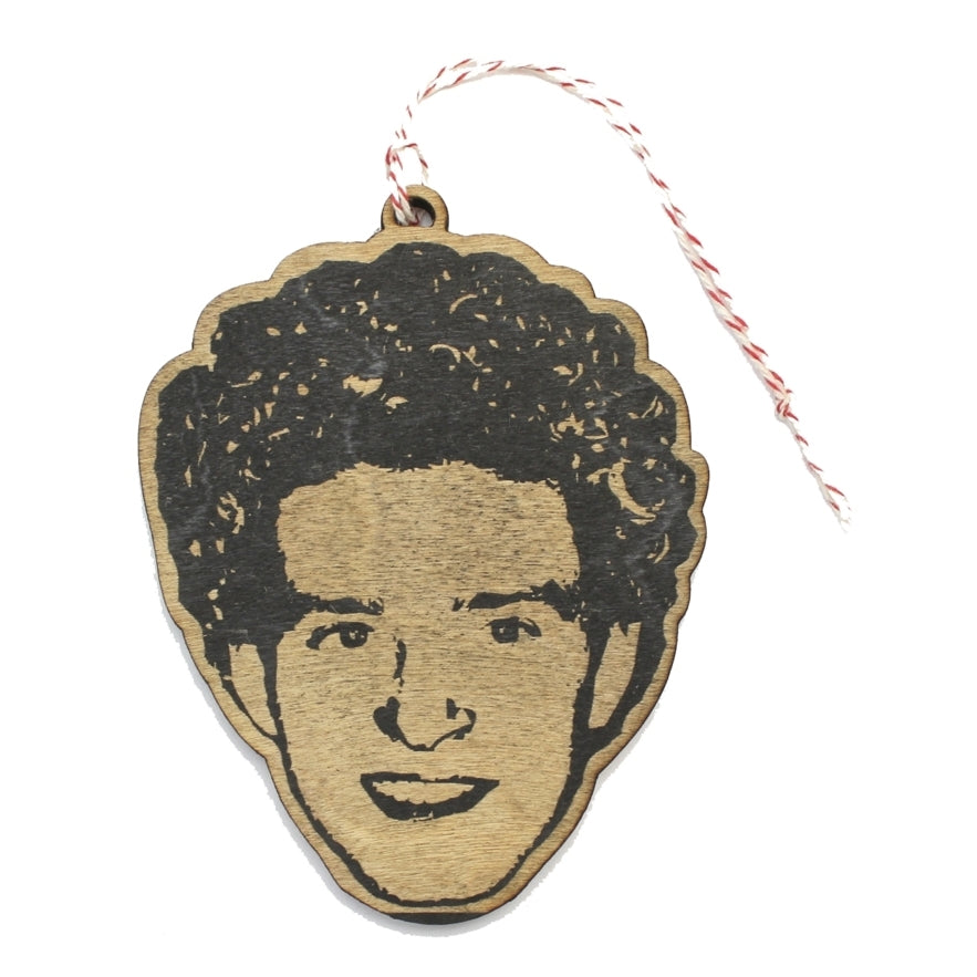 Head Christmas Ornament/Gift Tag