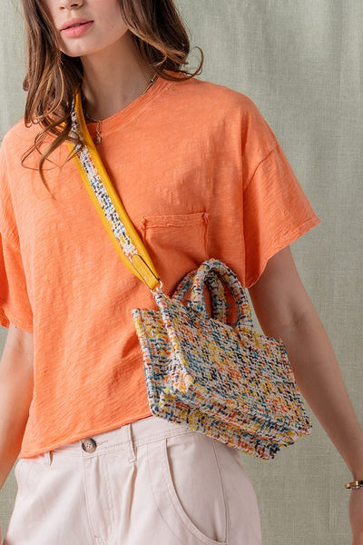 Tweed Mini Tote