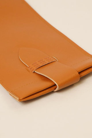 Faux Leather Sunglasses Case