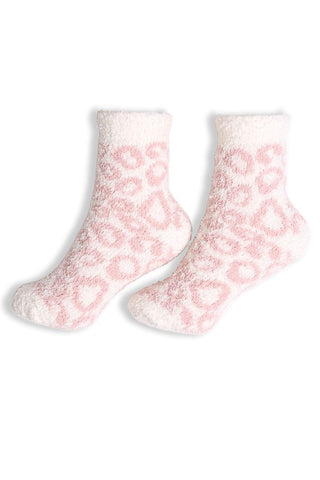 Leopard Mini Crew Socks
