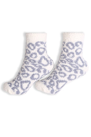 Leopard Mini Crew Socks