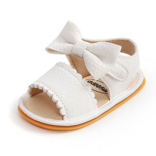 Bow Scalloped Infant Sandal