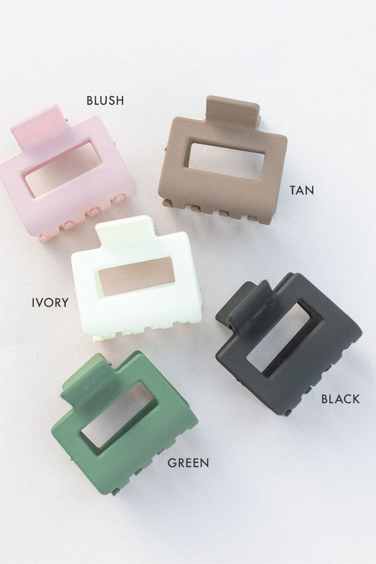 Square Hair Clips