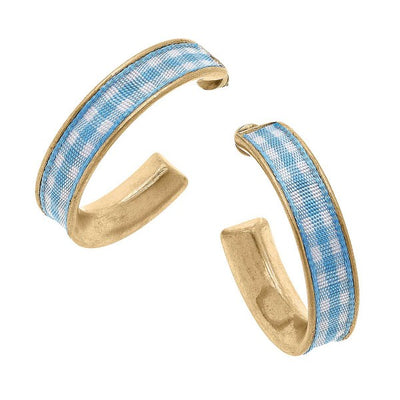Gingham Earring 2