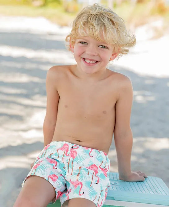 Flamingo Swim Trunks
