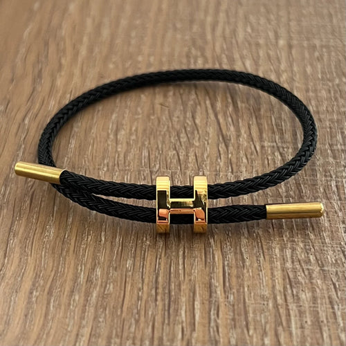 H Cable Wire Slide Bracelet