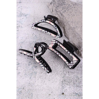 Plaid Hair Clips