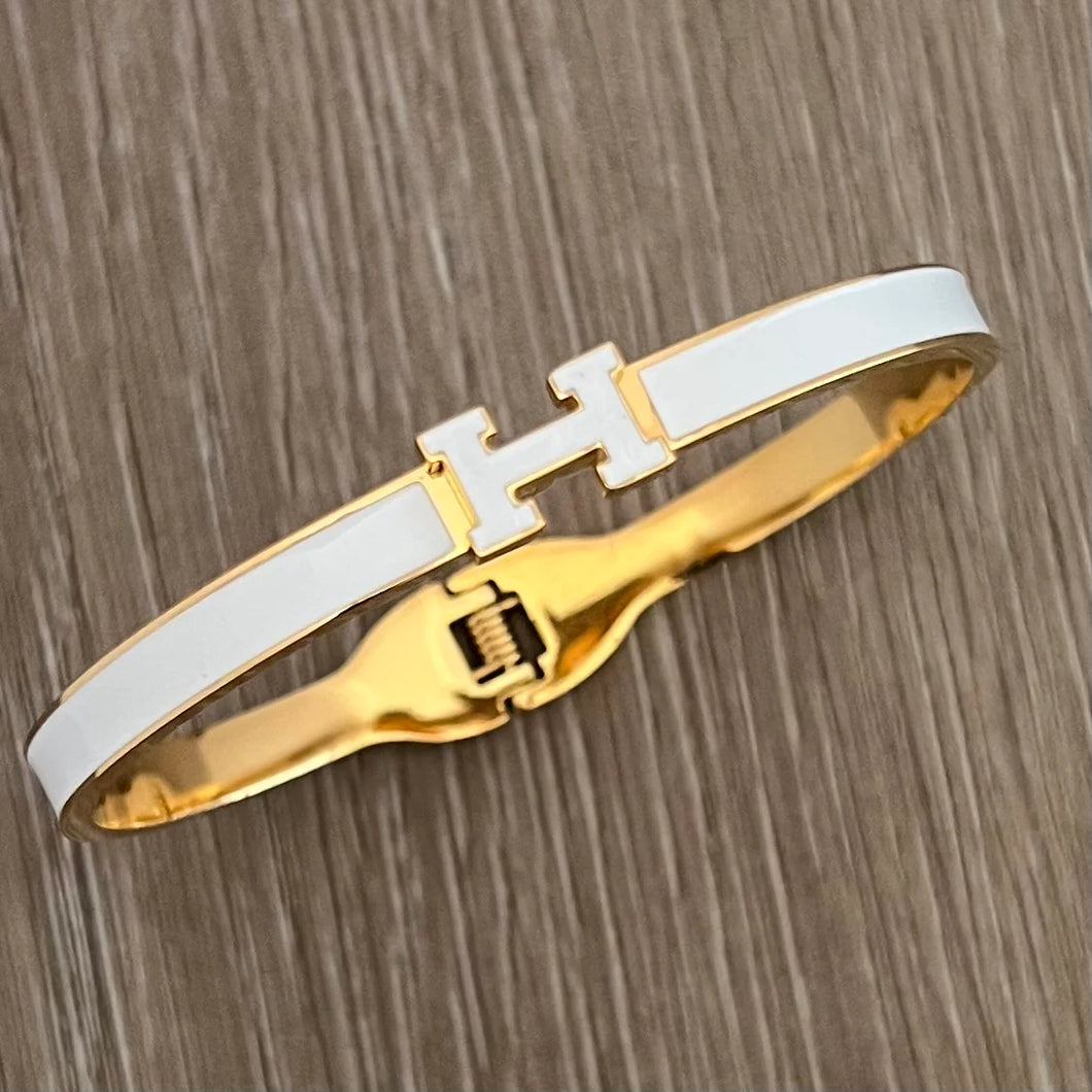 H Hinge Bracelets (thin)