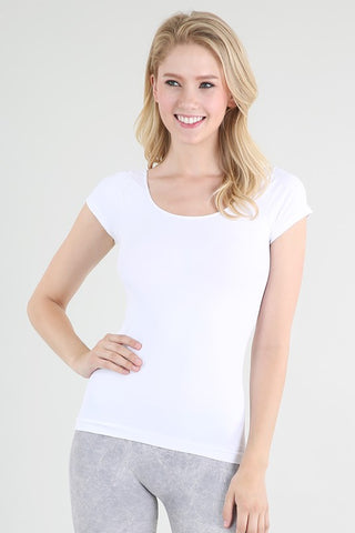 Basic Cap Sleeve Top