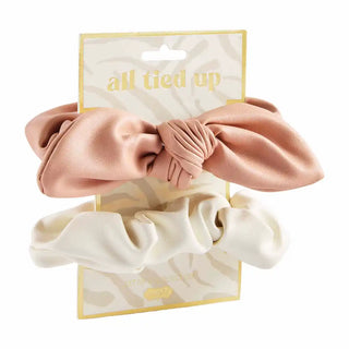 Leather Scrunchie Set