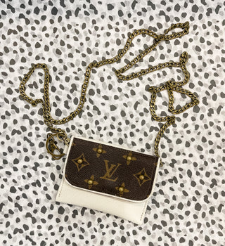 Mini Jenni Repurposed LV Keychain Crossbody