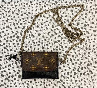 Mini Jenni Repurposed LV Keychain Crossbody