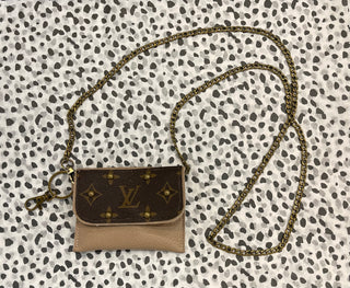 Mini Jenni Repurposed LV Keychain Crossbody