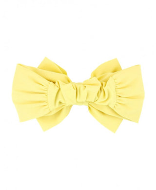 Banana Yellow Swim Bow Headband-Ruffle Butts