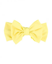 Banana Yellow Swim Bow Headband-Ruffle Butts