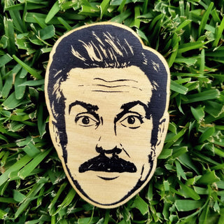 Head Christmas Ornament/Gift Tag