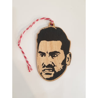 Head Christmas Ornament/Gift Tag
